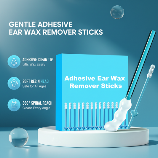 🦻 50% OFF NOW! ✨ Gentle Spiral Ear Cleaners – Soft Resin Head, Adhesive Tip Technology & Washable – Safe for Seniors 🌿