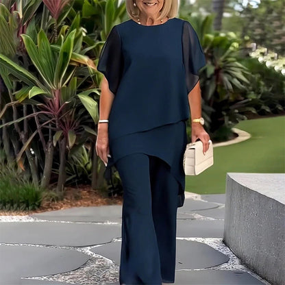 🌸 50% OFF 👗 Charming set with an asymmetrical top – Comfortable and perfect for spring