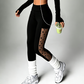 🧘 50% OFF NOW! 💕 Women's Mesh High Waist Yoga Pants – Tummy Control, Side Pocket & Butt-Lifting 🍑