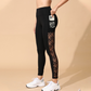 🧘 50% OFF NOW! 💕 Women's Mesh High Waist Yoga Pants – Tummy Control, Side Pocket & Butt-Lifting 🍑