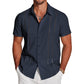 👔 50% OFF NOW! 🌴 Men's Breathable Quick-Dry Button-Down Shirt – Structured Fit & Versatile Summer Style 👖