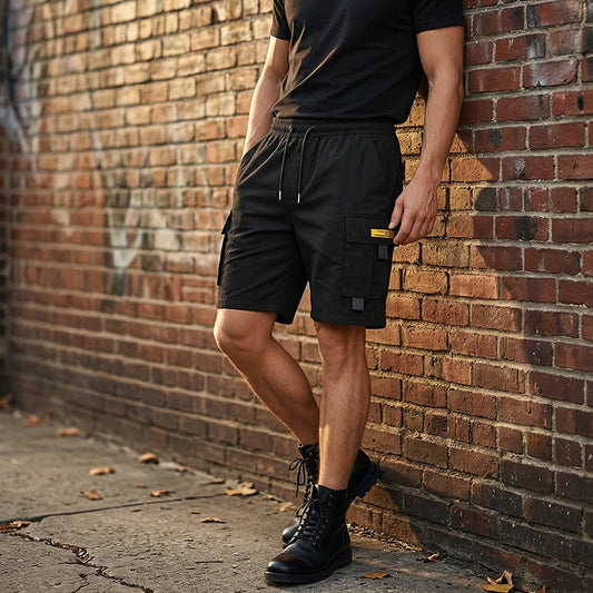 🩳 60% OFF NOW! ⚡ Men's Cargo Shorts with Drawstring – Multi-Pocket, Reinforced & Relaxed Fit (XS–XL) 🏕️