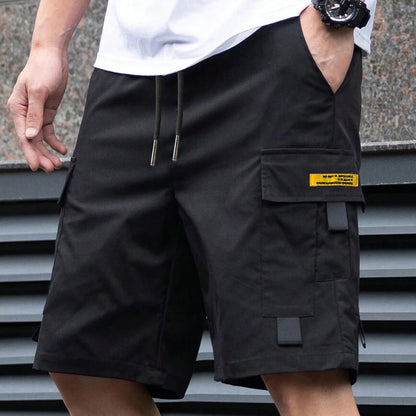 🩳 60% OFF NOW! ⚡ Men's Cargo Shorts with Drawstring – Multi-Pocket, Reinforced & Relaxed Fit (XS–XL) 🏕️