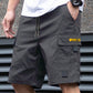 🩳 60% OFF NOW! ⚡ Men's Cargo Shorts with Drawstring – Multi-Pocket, Reinforced & Relaxed Fit (XS–XL) 🏕️