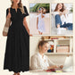 💎 50% OFF! 👗 Women's Boho Smocked Maxi Dress – Flowy Tiered Skirt, V-Neck & Breathable Fabric 🌿