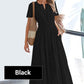💎 50% OFF! 👗 Women's Boho Smocked Maxi Dress – Flowy Tiered Skirt, V-Neck & Breathable Fabric 🌿