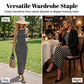 👗 50% OFF NOW! 🧶 Sleeveless Striped Ribbed Knit Dress – Timeless Chic & Bodycon Fit 🌞