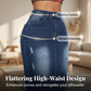 ✨ 50% OFF NOW! 👗 Women's High-Waist Frayed Hem Denim Skirt – Vintage Distressed & A-Line Fit