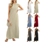 👗 50% OFF NOW! 🌿 Women's Wrinkle-Free Casual Dress – Split Hem & Loose Fit ✨