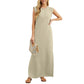 👗 50% OFF NOW! 🌿 Women's Wrinkle-Free Casual Dress – Split Hem & Loose Fit ✨