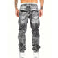 🧢 50% OFF NOW! 👖 Men's Straight-Leg Vintage Jeans – Durable Denim & Hip-Hop Fit 🎸👟