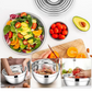 🥣 50% OFF NOW! 🔪 6 Stainless Steel Bowls with 3 Grater Accessories – Various Sizes, Airtight Lids & Stackable ✨