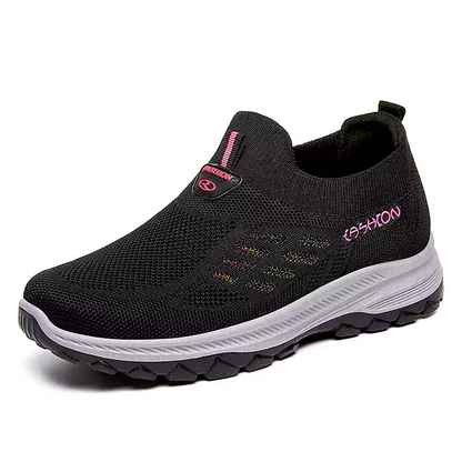 🌬️ 50% OFF NOW! 👟 Fly Knit Orthopedic Arch Support Slip-Ons – Walk on Clouds & Correct Bunions ☁️✨
