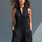 👖 50% OFF NOW! 🌿 Women's Sleeveless Wide-Leg Jumpsuit – Button-Up, Relaxed Fit & Functional Pockets ✨