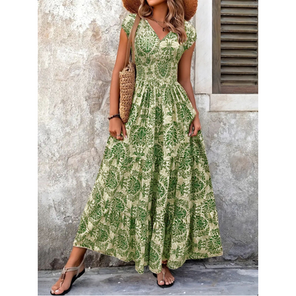 🎉 2026 Sale — Over 59,000 Sold! 🦋 Floral Smocked Maxi Dress – Ethereal ✨