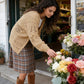 ✨ 50% OFF NOW! 🧶 Women's Open Front Slouchy Cardigan – Boho Pointelle & Batwing Sleeves 🍂☕