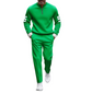 🏃‍♂️ 50% OFF NOW! 👕 Slim Athletic Fit 2-Piece Set – 3D Print Half-Zip & Breathable Pants 🍂👟