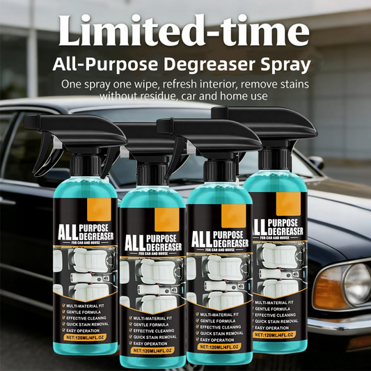 🧼 50% OFF NOW! 🍋 All-Purpose Degreaser Spray – 1-Second Stain Removal, Lemon Scent & Family-Safe – Cuts Through Tough Grease ✨