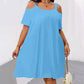 🌴 50% OFF NOW! 👗 Women's Casual Cold Shoulder Dress – Breezy Elegance for Summer Escapes 🍹✨