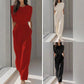 🌟 50% OFF NOW! 👗 Solid Color Wide-Legged Jumpsuit – Elegant, Comfy & Versatile for Any Occasion 🏖️💼