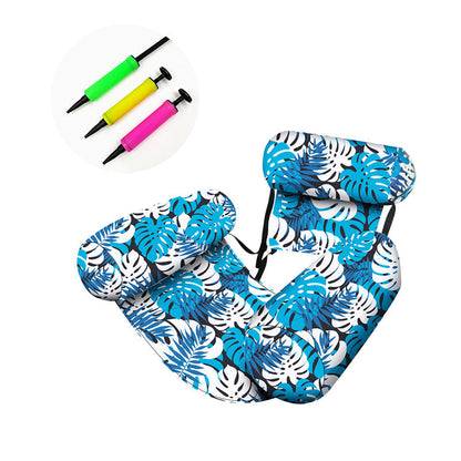 💺 50% OFF NOW! 🌴 Inflatable Floating Chair – Tropical Leaf & Ultra-Light 260g 🌊