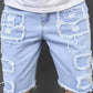 🩳 50% OFF NOW!🔥 Men's Ripped Denim Shorts – Bold Street Style & Summer Comfort – Distressed Jean Shorts 🛹