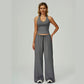 👚 50% OFF NOW! 👖 Women's Halter Crop Top & Wide Leg Pants Set – Effortless Elegance & Comfort ✨🌬️