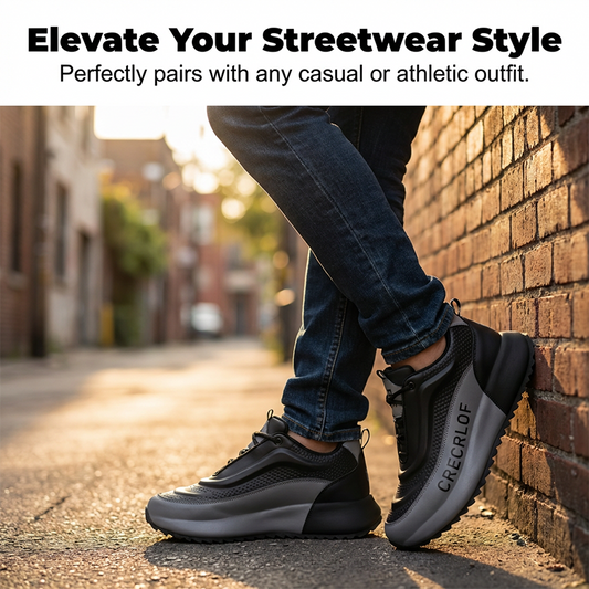 👟 50% OFF NOW! 🔥 Men's Chunky Sole Fashion Sneakers – Cushioned Sole, Non-Slip Grip & Trendy Layered Design ✨