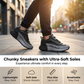 👟 50% OFF NOW! 🔥 Men's Chunky Sole Fashion Sneakers – Cushioned Sole, Non-Slip Grip & Trendy Layered Design ✨