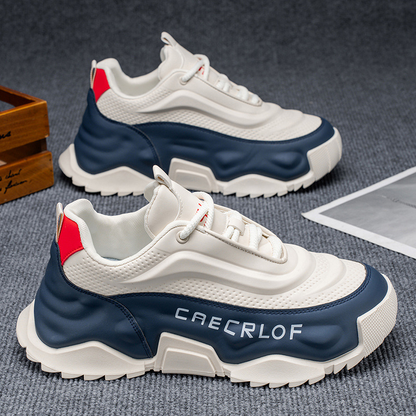 👟 50% OFF NOW! 🔥 Men's Chunky Sole Fashion Sneakers – Cushioned Sole, Non-Slip Grip & Trendy Layered Design ✨
