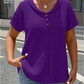 🌿 50% OFF NOW! 👚 Women's Textured V-Neck Top – Wrinkle-Resistant & Relaxed Fit ✨