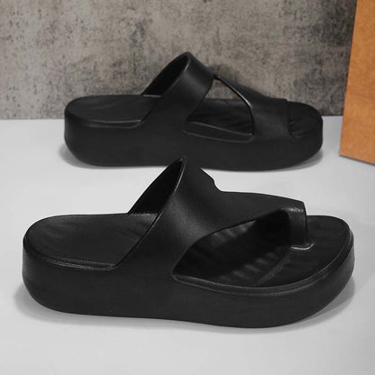 👡 50% OFF NOW! 🌴 Trendy Toe-Loop Platform Sandals – Lightweight EVA, Anti-Slip & All-Match ☀️