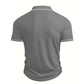 👕 50% OFF NOW! ☀️ Casual Short Sleeve Polo Shirt – Breathable Polyester, Modern Fit & Perfect for Relaxed Days 🏖️