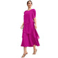 🌸 55% OFF NOW! 👗 Elegant Layered Dress with Flutter Sleeves – Cascading Tiers, Loose Fit & Versatile Style ✨