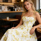 🌼 50% OFF NOW! 👗 Women's Floral Print Tie-Strap Midi Dress – Adjustable Straps, A-Line & Breathable Fabric 🌸