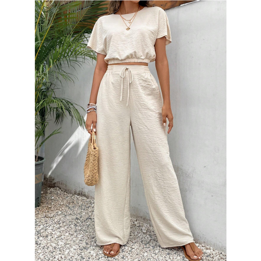 👚 50% OFF NOW!🌿 Women's Top & Pants Set – Loose Fit & Breathable – Versatile Casual Outfit ✨