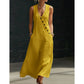 👗 50% OFF NOW! 🌼 2026 New Arrival – Women's Sleeveless V-Neck Maxi Dress with Pockets 🌸