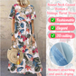 👗 50% OFF NOW! 🌿 | Pure Cotton Long Skirt – Vintage Print & Relaxed Fit 🌸