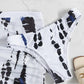 🏖️ 50% OFF NOW! 👙 Women's Ruched 3-Piece Bikini Set – Tie-Dye Print, Halter Top & Adjustable Skirt 🌊