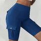 🍑 50% OFF NOW! 🏋️‍♀️ High-Waist Butt-Lifting Athletic Shorts – 4-Way Stretch & Pockets – Squat-Proof & Moisture Wicking 🧘‍♀️