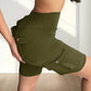 🍑 50% OFF NOW! 🏋️‍♀️ High-Waist Butt-Lifting Athletic Shorts – 4-Way Stretch & Pockets – Squat-Proof & Moisture Wicking 🧘‍♀️