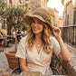 👒 50% OFF NOW! 🎀 Elegant Woven Straw Sun Hat with Bow – Breathable, Wide Brim & Foldable ☀️