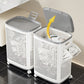 🧺 50% OFF NOW! 🌀 Large Ventilated Laundry Basket – Effortless Mobility, Ventilated Design & Concealing Lid 🏠