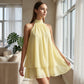 🎉 2026 Sale — Over 15,000 Sold! 💃 Women's Flowy Halter Drop-Waist Mini Dress – Backless & Stunning ✨