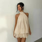 🎉 2026 Sale — Over 15,000 Sold! 💃 Women's Flowy Halter Drop-Waist Mini Dress – Backless & Stunning ✨