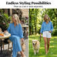 👗 50% OFF NOW! ☀️ Women's Chic Faux-Linen Two-Piece Outfit – Breathable, Relaxed Fit & Adjustable Waist 🌿