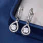 💎 60% OFF NOW! ✨ Elegant Teardrop Dangle Hoop Earrings – Synthetic Zircon, Pavé Setting & Versatile Style 🎀