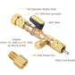 ❄️ 50% OFF NOW! 🔩 AC Valve Core Removal Tool – Dual SAE Ports, Solid Brass Build, Includes 10 Extra Cores 🔧