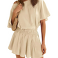 👗 50% OFF NOW! 🌸 Women's Casual Flowy Mini Dress – Batwing Sleeves, Elastic Waist & Breezy Fit – Effortless Summer Style ☀️
