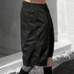 👖 50% OFF NOW! 🌿 Men's Plus Size Casual Drawstring Capri Pants – Wide-Leg Loose Fit, Adjustable Waist & Large Pockets ✨